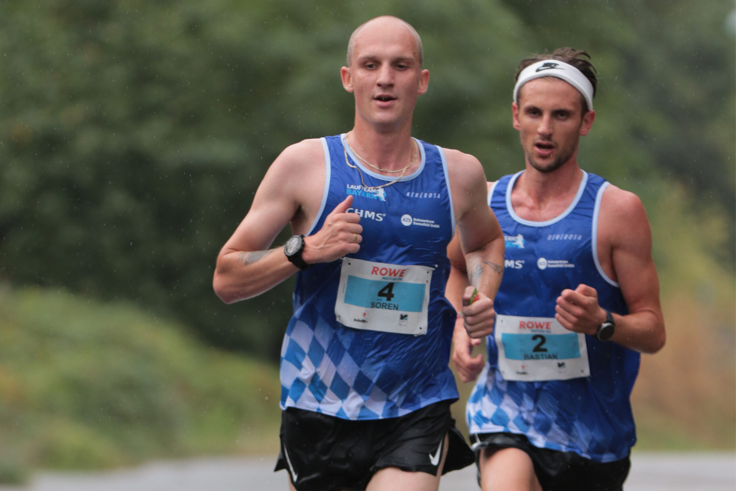 Athleten des Laufteam Bayerns beim Nibelungenlauf in Worms